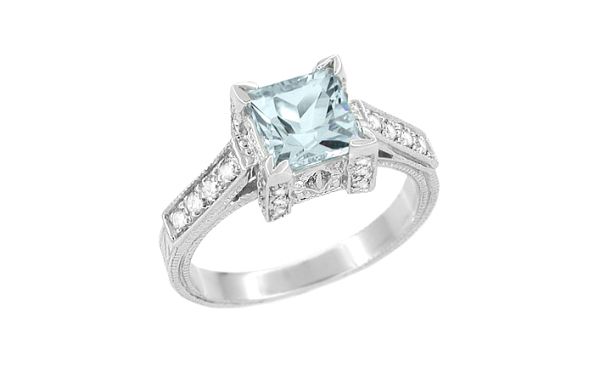 ... Cut Engagement Rings , Emerald Cut Aquamarine Engagement Rings