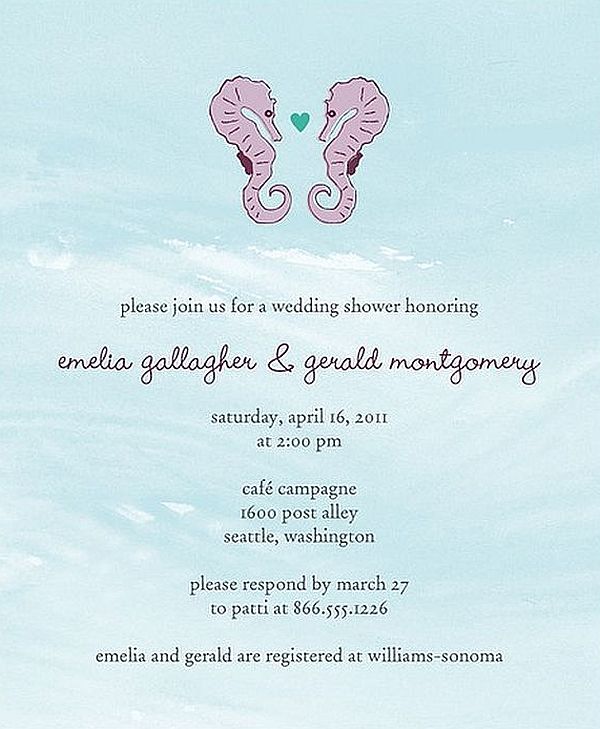 Wedding invitation text styles