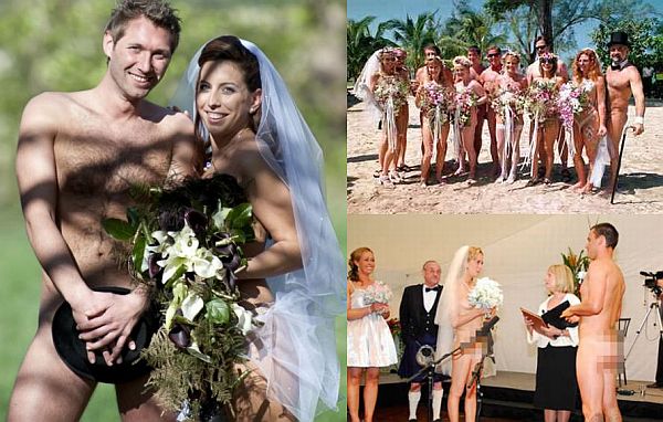 Nude Weddings are a sight to behold