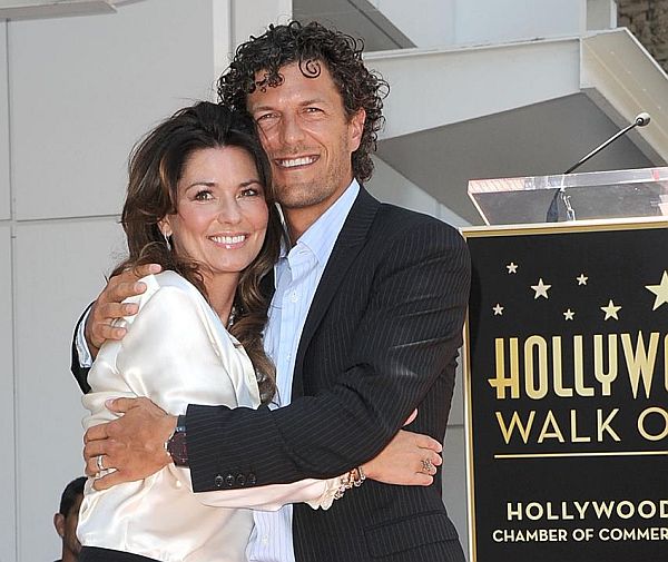 Shania Twain and Frederic Thiebaud.