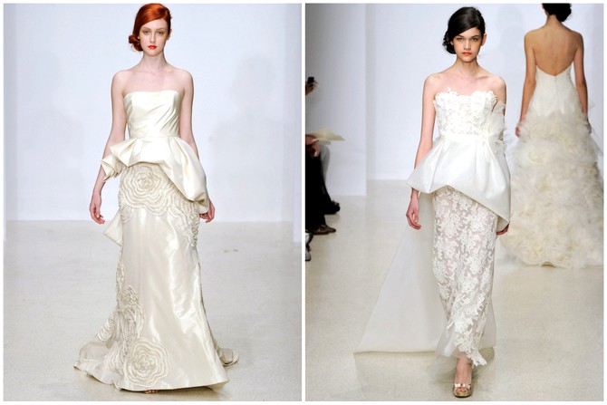 Wedding gown peplum Wedding gown peplum