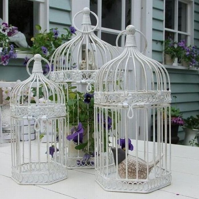 Wrought iron birdcages
