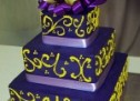 Amazing purple wedding cakes
